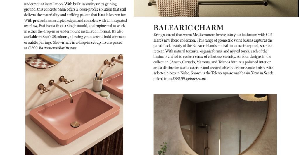 Kitchens Bedrooms & Bathrooms magazine news section.