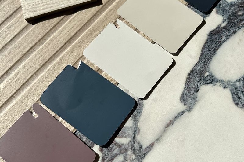 Moodboard edit for loft renovation.