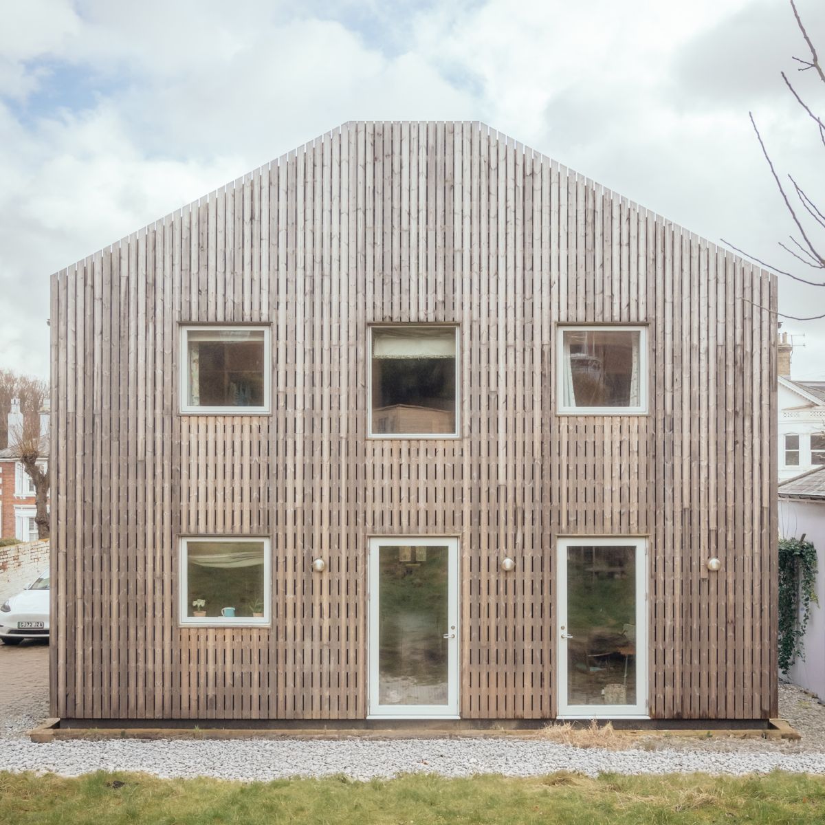 A Victorian villa with a contemporary 50 sq m rear extension at the back.