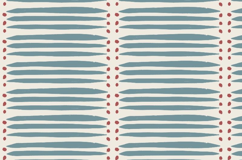 Backgammon fabric design in blue.