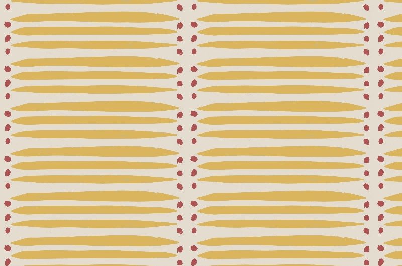 Backgammon fabric design in yellow.