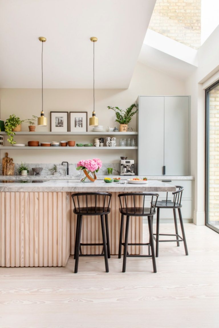 Fluted, reeded, and grooved kitchen islands 15 inspiring ideas