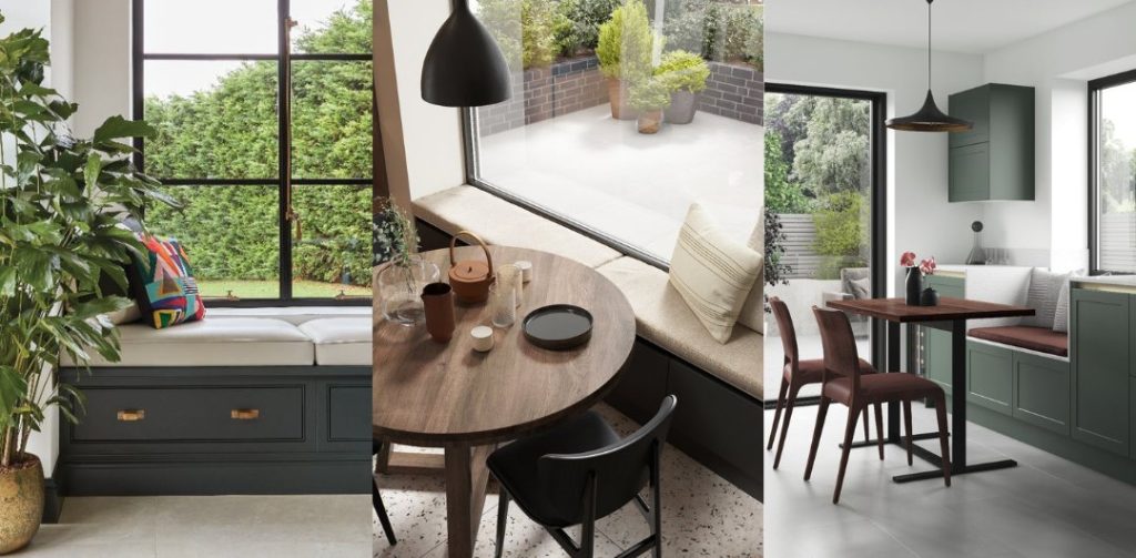 Small kitchen banquette seating ideas