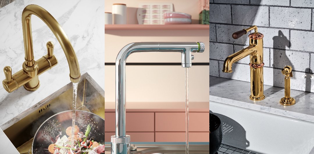 Kitchen tap ideas to upgrade your washing up zone