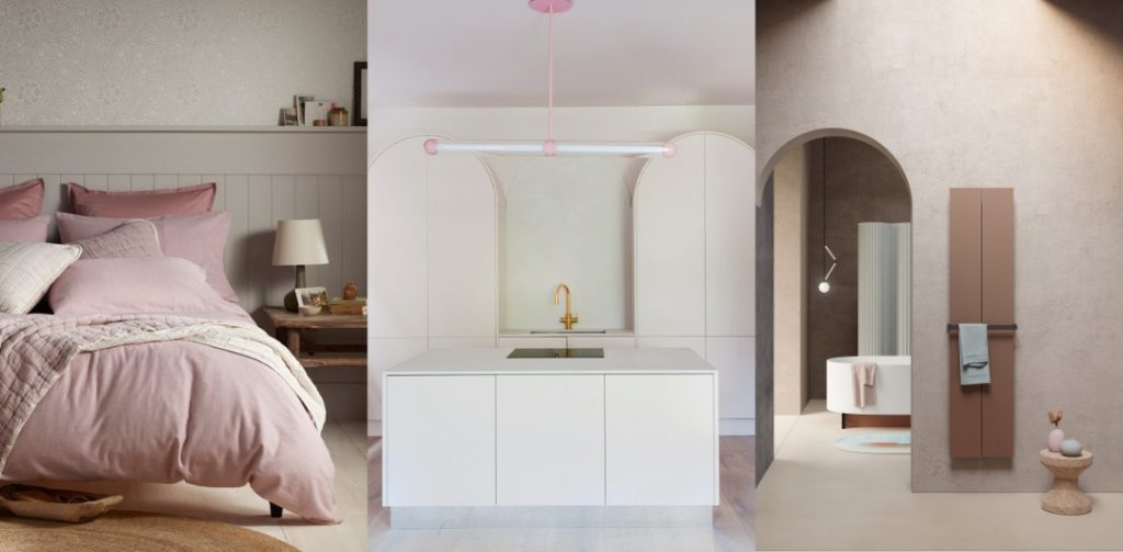 Blush pink interiors: shop the look