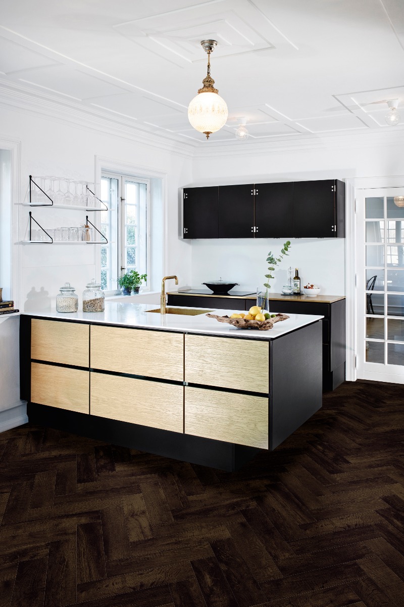 Your complete guide to herringbone kitchen flooring