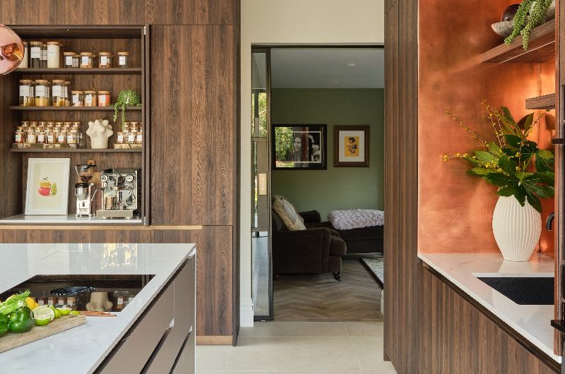 Zoe Hardman's kitchen layout maximises her daily routine.