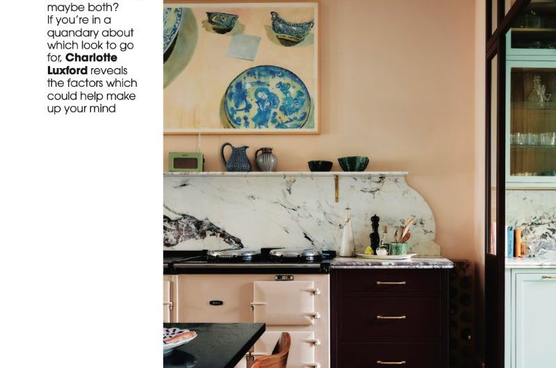 Magazine feature on finding a kitchen style.