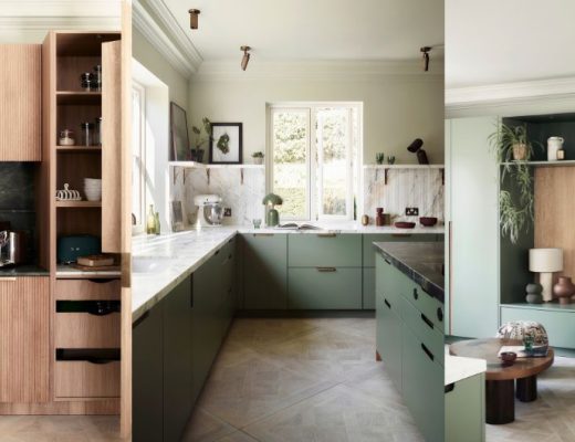 Roundhouse green kitchen