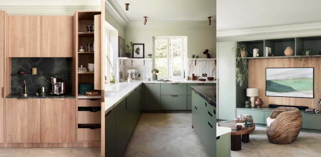 Roundhouse green kitchen