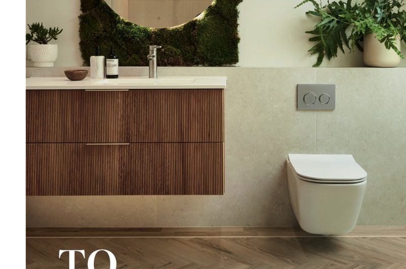 Magazine feature on designing wellness bathrooms.