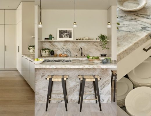 Neutral L-shaped kitchen