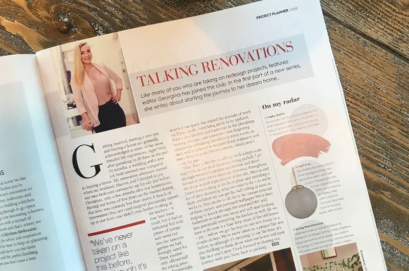 Magazine article about a renovation project of a 1930s house. 