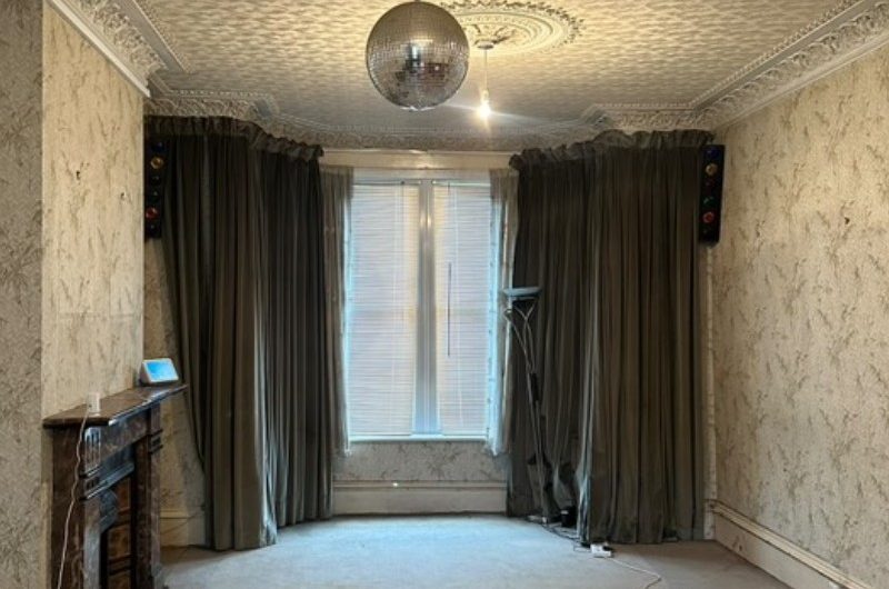 Home improvement project in a Victorian townhouse.