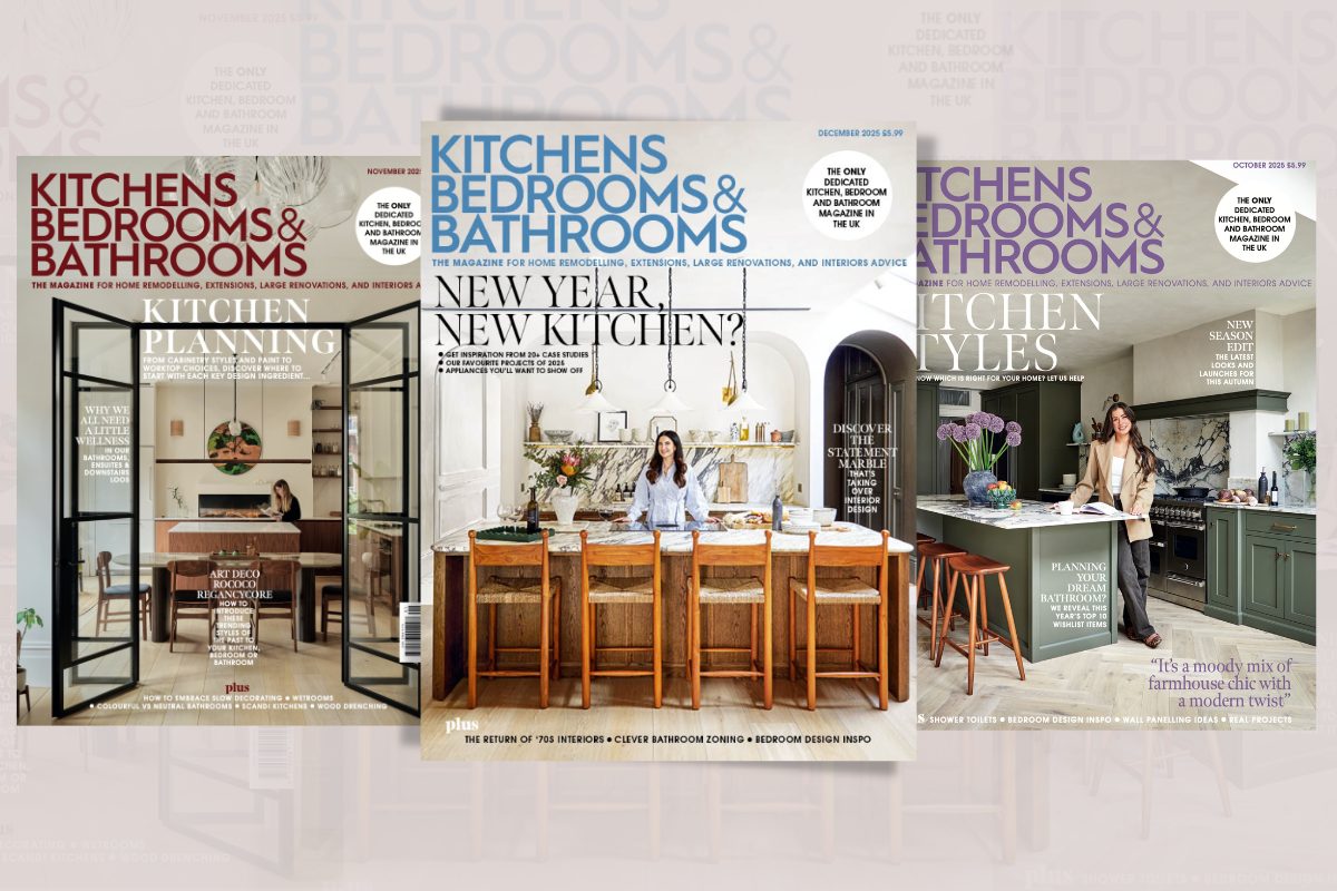 Kitchens Bedrooms & Bathrooms magazine covers.
