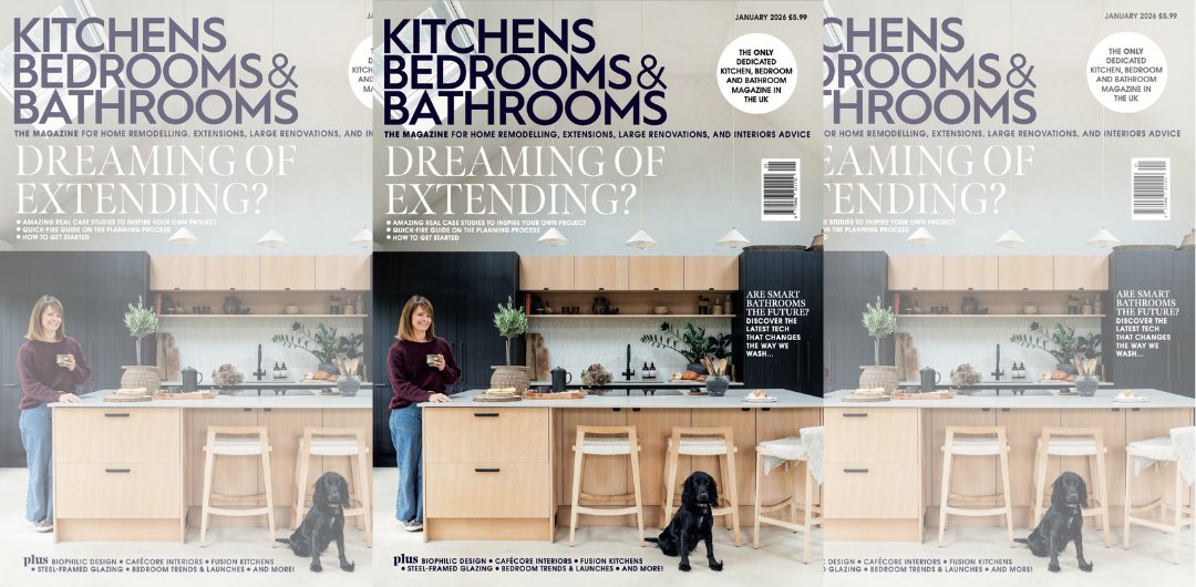 Kitchens Bedrooms & Bathrooms magazine January 2026 cover